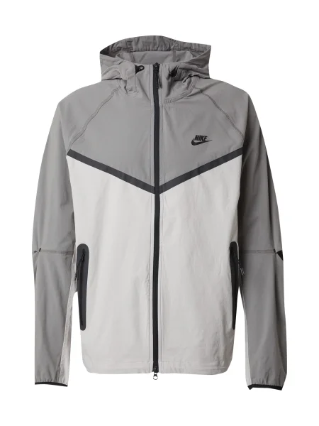 Nike Mikina S Kapucí M Nk Tch Wvn Wr Fz Jkt šedá