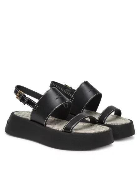 Armani Exchange Sandály černá