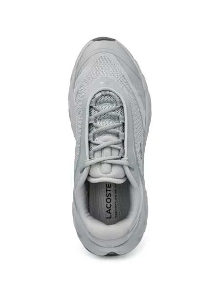 Sneakerși Lacoste plasă chunky gri