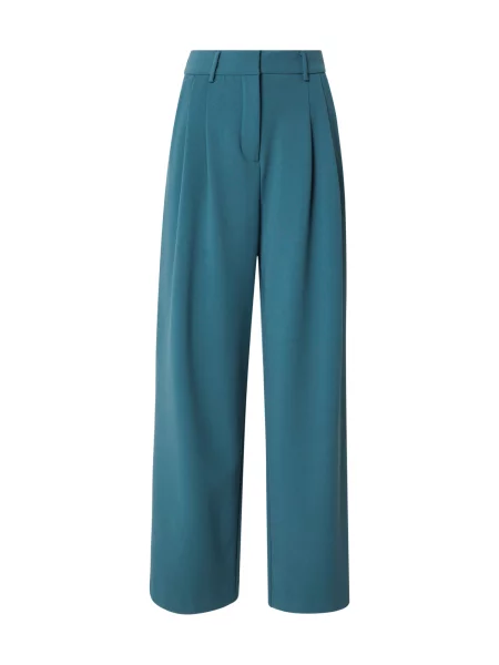 MSCH COPENHAGEN Pantaloni cutați Mirabelle Michelle petrol verde