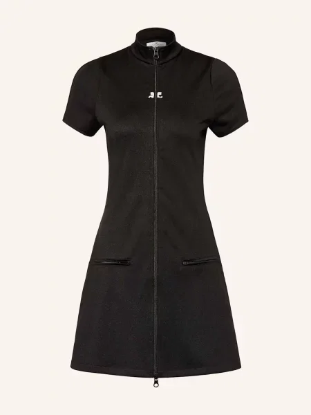 Courrèges Sukienka schwarz czarna