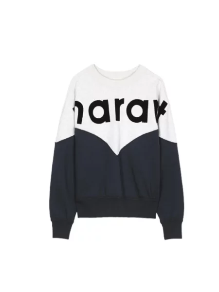 Aksamitna bluza Isabel Marant Etoile z długim rękawem czarna