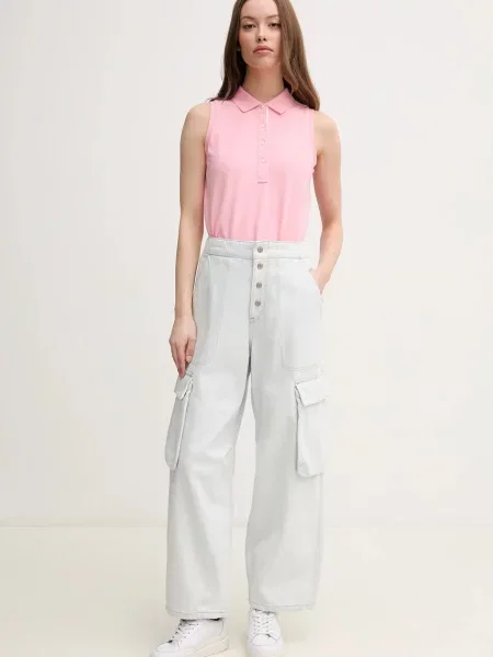 G-Star Raw jeansy high waist niebieskie