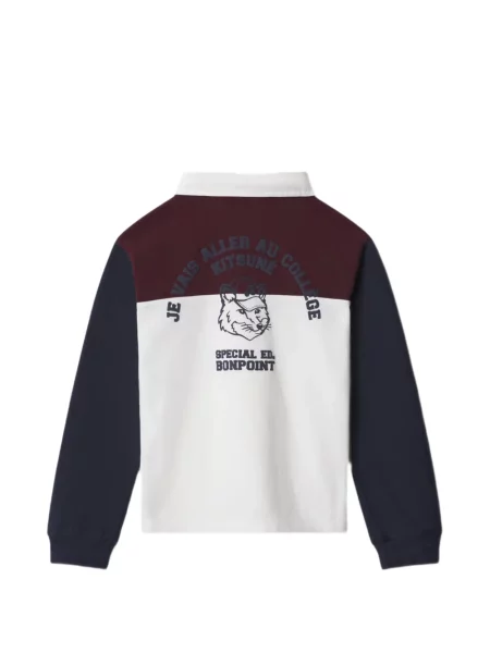 Gyerek pólóing Maison Kitsuné fehér