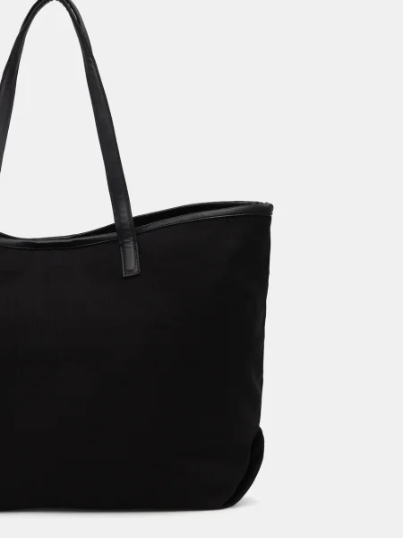 Karl Lagerfeld geantă de K/ESSENTIAL negru maro