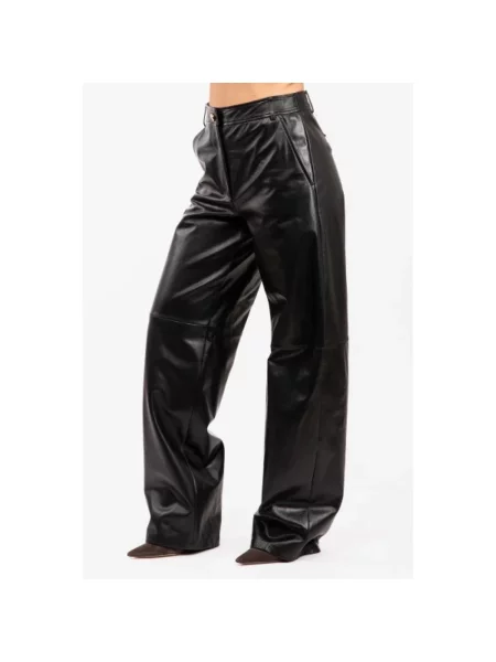 Spodnie Max Mara Studio czarne