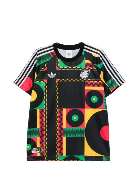 Tricou Adidas cu decolteu rotund negru