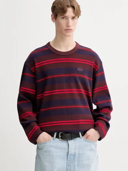 Majica z dolgimi rokavi adidas Originals rdeča