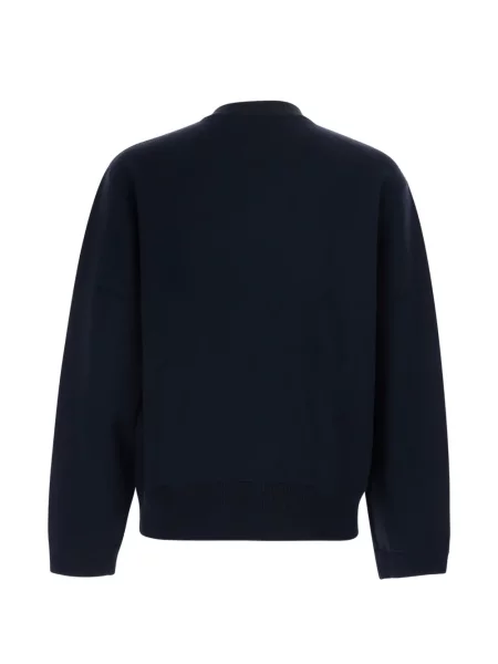 Lung cardigan Emporio Armani albastru