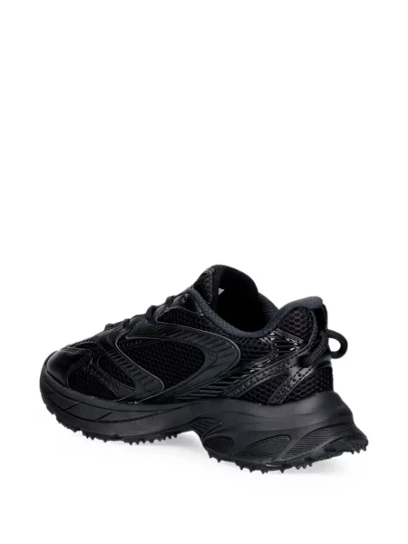 Sneakerși Lacoste plasă negru