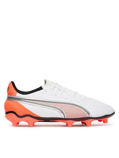 Futbolo batai Puma King Match Fg/Ag Jr 01 balta