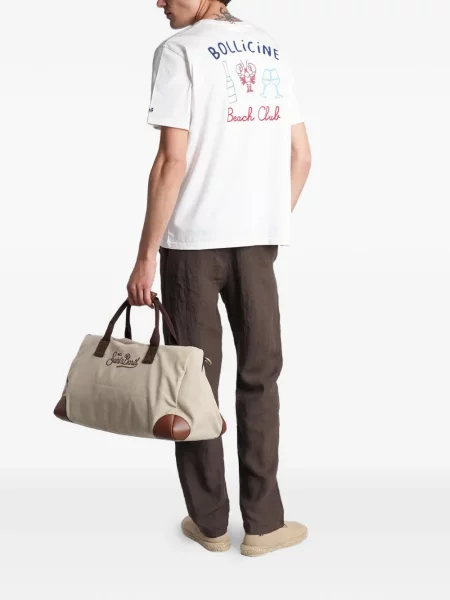 Tricou Mc2 Saint Barth cu imagine alb