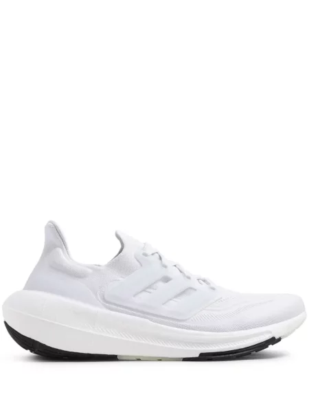 Iš natūralios odos sportbačiai Adidas UltraBoost su raišteliais žalia