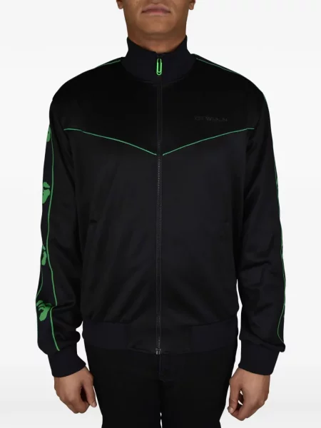 Hanorac Off-white cu imagine alb