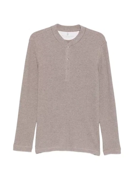 Pulover Brunello Cucinelli gri