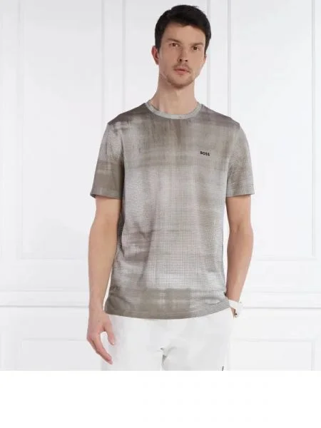 BOSS GREEN Tricou Teebero 3 gri