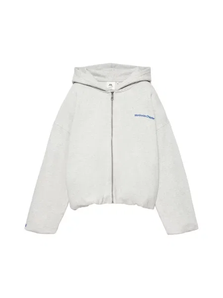 Pull&Bear Tréning dzseki zafir / világosszürke