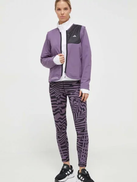 Bežecká bunda adidas Performance Ultimate Conquer the Elements COLD.RDY fialová