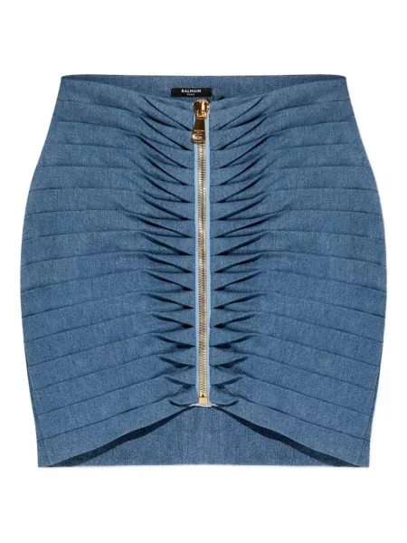 Mała mały spódnica mini Balmain niebieska