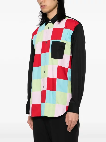 Pledinė marškiniai Comme Des Garçons Shirt juoda