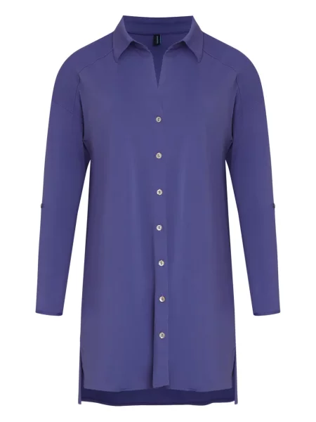 Mała mały sukienka koszulowa Lygia & Nanny garniturowa fioletowa