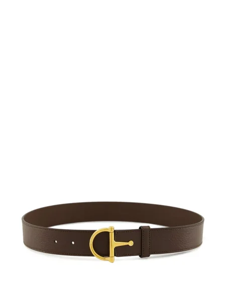 Pasek Gucci skórzany brązowy
