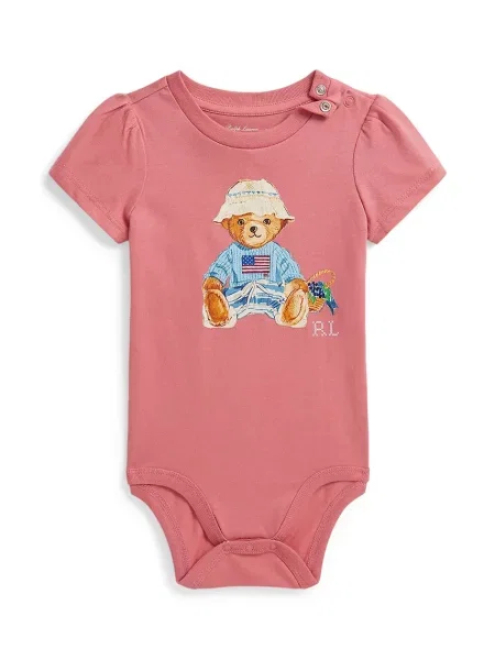 Polo Ralph Lauren kojenecké body růžový