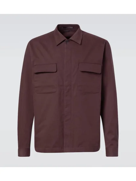 Geacă Sunspel din cașmir maro