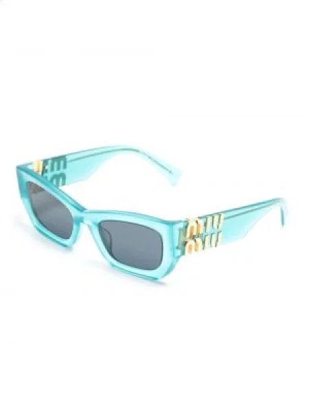 Saulės akiniai Miu Miu Eyewear mėlyna