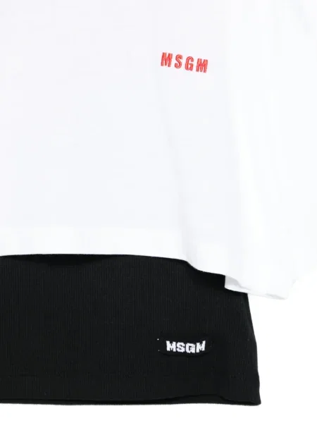 Dětské tričko Msgm bílé