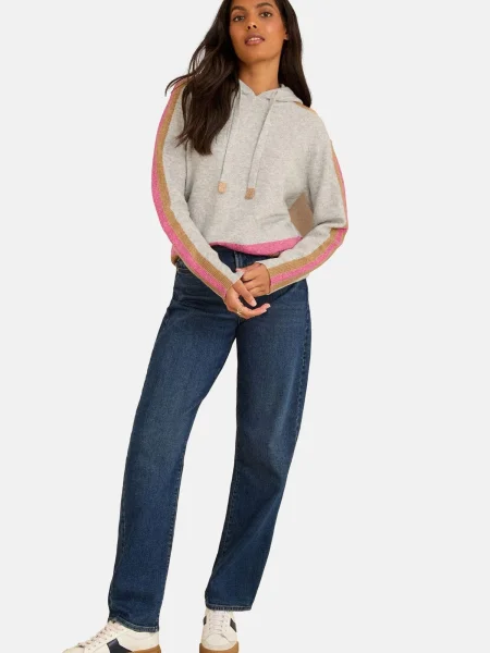 Love & roses Pulover galben închis / amestecat / roz neon gri