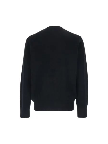 Sweter Ami Paris wełniany czarny