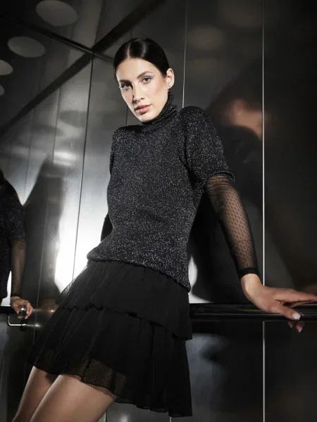 Heláncă Marisse negru