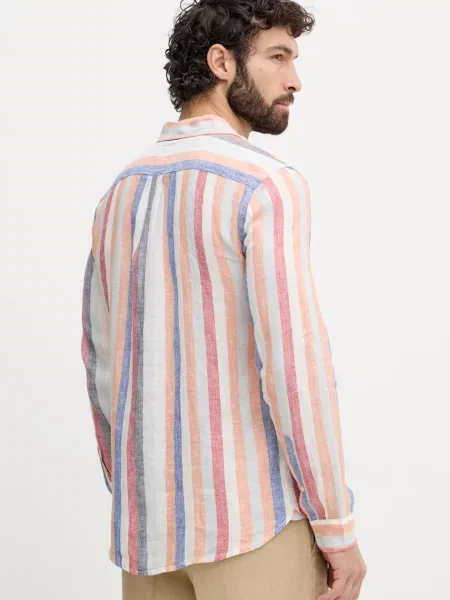United Colors of Benetton сорочка лляна