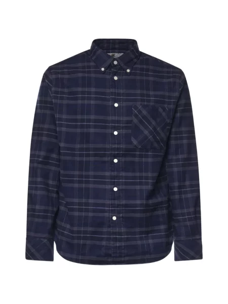 Lung cămașă Barbour albastru