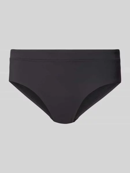 Spodnie bikini o kroju slim fit z aplikacją z logo model „Beach” Joop! Collection czarne