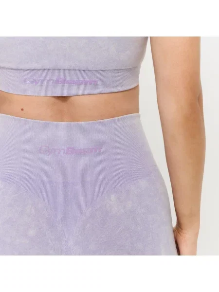 Legginsy fitness bezszwowe Lift fioletowe