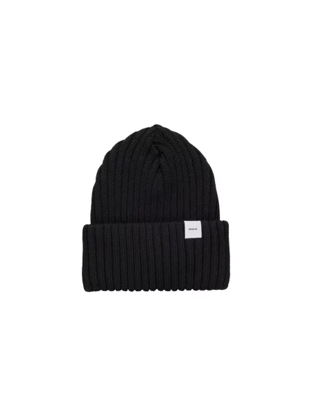 Makia Eerik Beanie Black Unisex Nakrycia głowy Makia Size: One size czarny