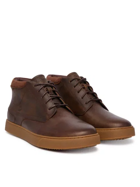 Clarks Gležnjarji Lydford Mid Temno rjava
