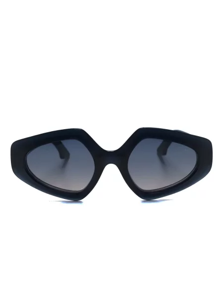 Ochelari de soare Lapima cu imprimeu geometric albastru
