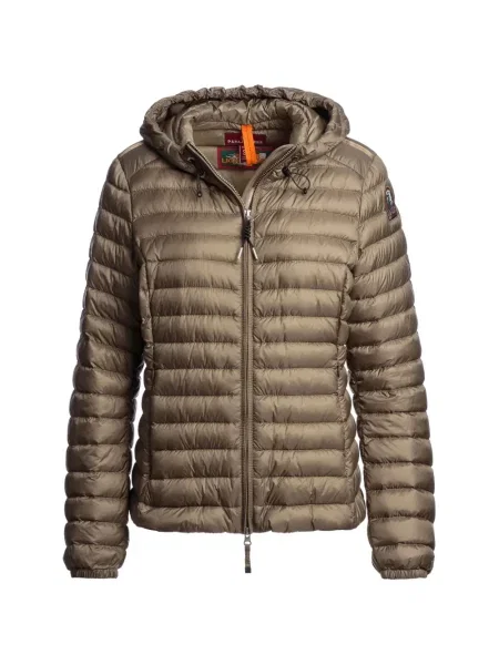 Geacă cu puf Parajumpers cu glugă maro