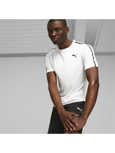 T-Shirt treningowy PUMA Essentials Taped biała