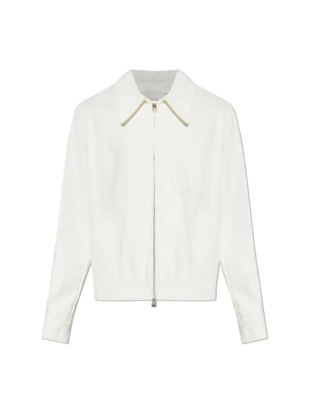 Kurtka jeansowa Ami Paris biała