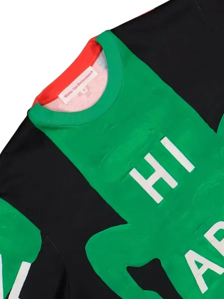 Tricou Walter Van Beirendonck cu imagine negru