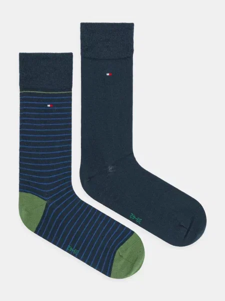 Чорапи Tommy Hilfiger 2 чифта тъмносиньо