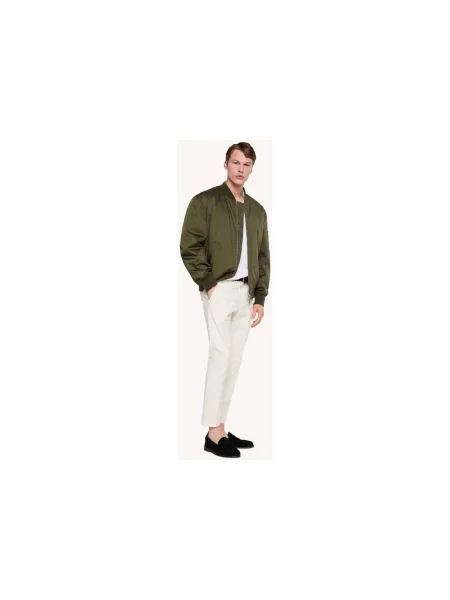 Pantaloni Dondup alb