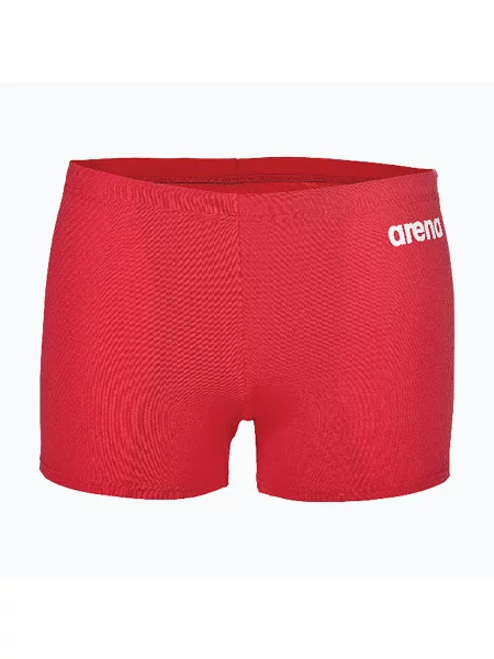Boxeri de înot pentru bărbați arena Team Swim Short Solid red/white alb