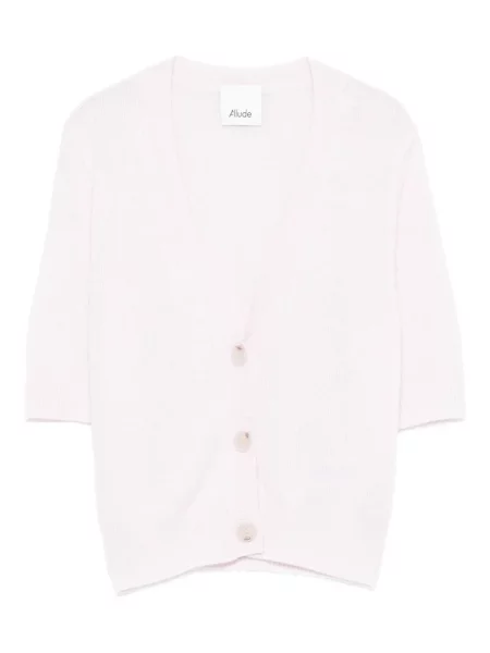 Cardigan Allude scurt roz