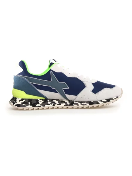 Sneakersy W6yz zamszowe niebieskie