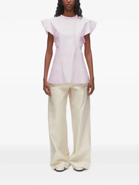 Bluză 3.1 Phillip Lim cu volane roz
